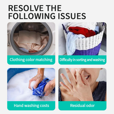 Laundry Bubble Paper Decontamination Long-lasting Fragrance Factory Direct Sales Concentrated Laundry Tablets Laundry Cl