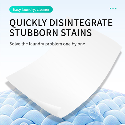 Laundry Bubble Paper Decontamination Long-lasting Fragrance Factory Direct Sales Concentrated Laundry Tablets Laundry Cl