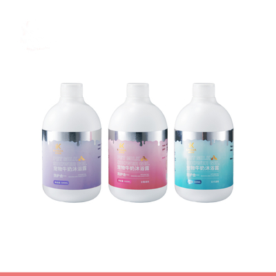 Sterilization Mite Removal Pet Shower Gel Care Fragrance , Three In One dog shower gel