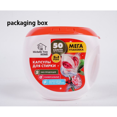 Customizable Organic Laundry Powder Pods Detergent Laundry Soap Pods Box