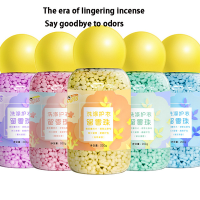 Long Lasting Fragrance Care Clothing Bulk Laundry Scent Beads / Fabric Softener Beads For Washer