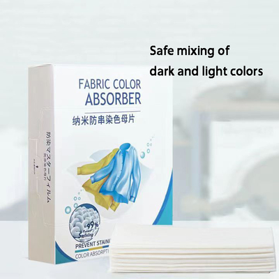Color Absorbing Laundry Detergent Sheet Anti Bacterial And Mite Removing 50pcs