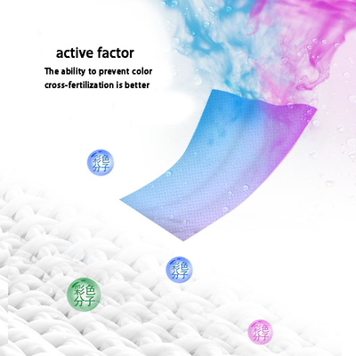 Household Color Absorbing Sheets To Prevent Cross Dying And Remove Mites Paper Laundry Detergent Sheets