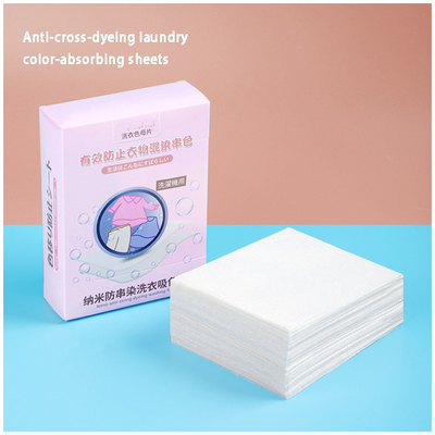 Antibacterial Anti Mite And Color Absorbing Laundry Sheets Anti Cross Dying Laundry Colour Absorber Sheets