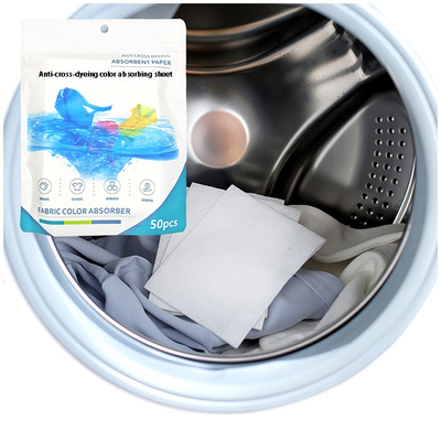 Anti Cross Dry Laundry Detergent Sheets Color Absorbing Antibacterial And Anti Mite