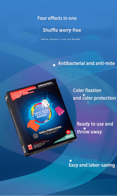 Anti Color Laundry Paper Sheets / Customizable Clothes Detergent Sheets Paper