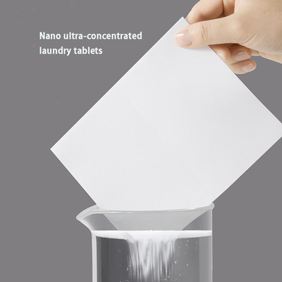 Fragrant And Smooth Laundry Detergent Strips Laundry Bubble Paper Stain Remover Ultra Rich