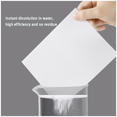 Decontamination Laundry Detergent Sheets Bubble Paper Cleaning And Antibacterial Enhanced