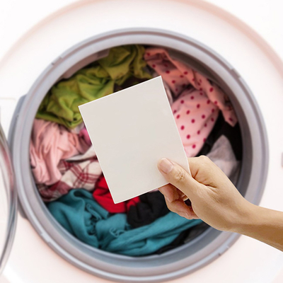 Decontamination Laundry Detergent Sheets Bubble Paper Cleaning And Antibacterial Enhanced