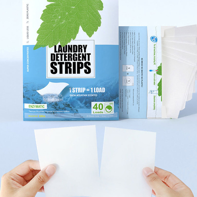 Fragrant And Smooth Laundry Detergent Strips Laundry Bubble Paper Stain Remover Ultra Rich