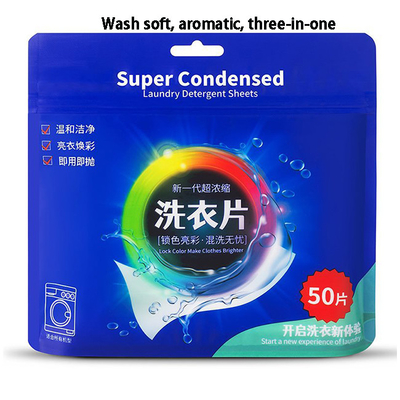 Household Clean Laundry Sheets Color Protection And Fragrance Laundry Tablets Factory Direct Sales