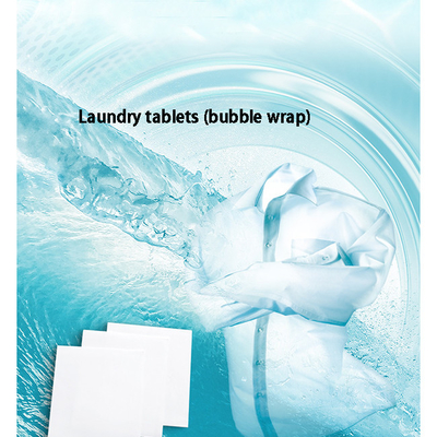 Clean Water Low Foaming Dissolvable Laundry Detergent Sheets / Laundry Bubble Wrap