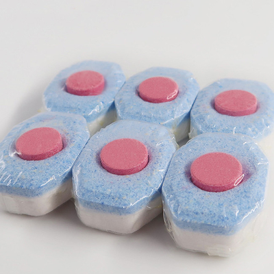 Stain Removal Dishwasher Tablets Biodegradable Solid Form for Hard Water Cleaning