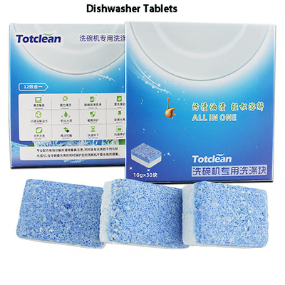 Home Sized Dishwashing Tablets For Removing Oil And Brightening Dishes Without Leaving Any Residue