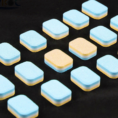 Tableware Chemical Free Dishwasher Tablets Degreasing Effervescent Tablets  Customized Size