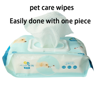 Flip Top Bag Of 80 Pet Wet Wipes For Deodorizing And Stain Removal Household Use For Effective Deep Cleaning