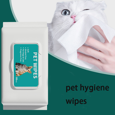 Flip Top Bag Of 80 Pet Wet Wipes For Deodorizing And Stain Removal Household Use For Effective Deep Cleaning
