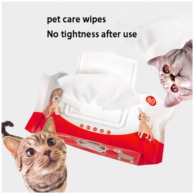 Pet Wet Wipes For Cats And Dogs No Rinse For Tear Stain Cleaning Deodorization And Cleaning Wet Wipes