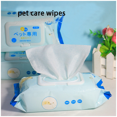 Pet Dog And Cat Wipes Disposable No Wash Cleaning / Cleansing Wipes For Cats