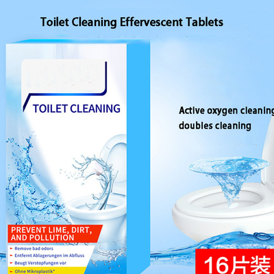 OEM Label Remove Dirt And Odor Bathroom Cleaner Tablets Automatic Toilet Cleaning Block Tablets