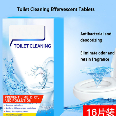 OEM Label Remove Dirt And Odor Bathroom Cleaner Tablets Automatic Toilet Cleaning Block Tablets