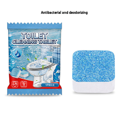 OEM Label Remove Dirt And Odor Bathroom Cleaner Tablets Automatic Toilet Cleaning Block Tablets