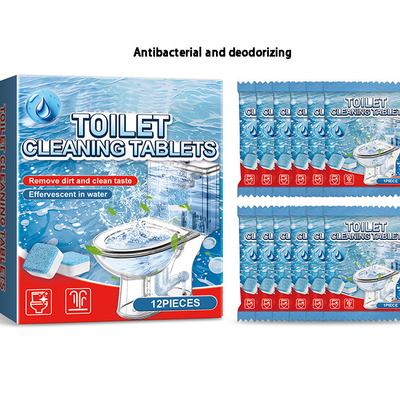 OEM Automatic toilet bowl cleaner tablets Blue Bubble Toilet Rim block in Tank