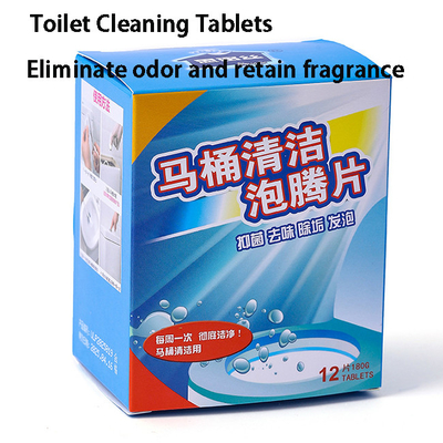 OEM Automatic toilet bowl cleaner tablets Blue Bubble Toilet Rim block in Tank
