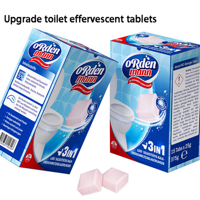 OEM Automatic toilet bowl cleaner tablets Blue Bubble Toilet Rim block in Tank