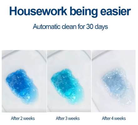Automatic Blue Natural Toilet Bowl Cleaner Tablets With Bleach