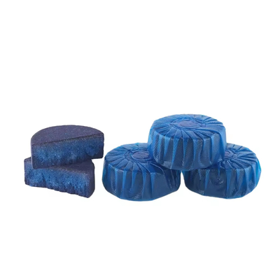 OEM Long Lasting Cistern Toilet Cleaning Tablet Deodorizer Bleach Cleaning Effervescent Blue Toilet Bowl Cleaner Tablets