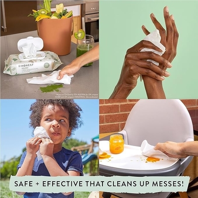 Safe And Reliable Wet Wipes Unscented Larger And Thicker Wet Wipes