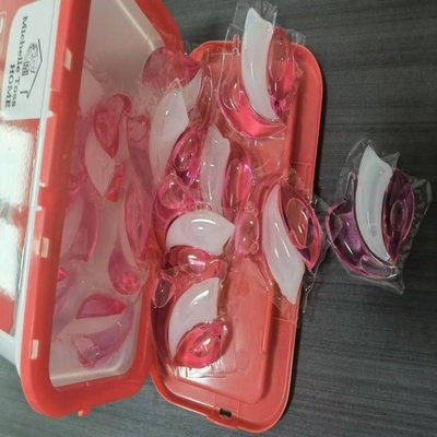 12g Red Pomegranate Scented Washing Machine Laundry Detergent Pods Plastic Box Package