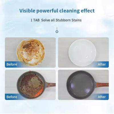NEW OEM/ODM Bulk Dishwasher Tablets Green Products Stain Oil Removal Dishwashing Tablets