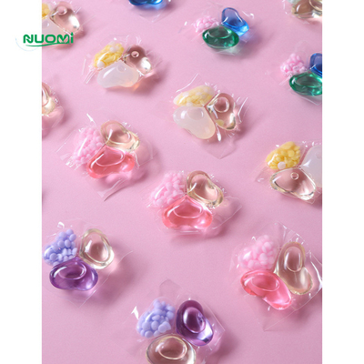 10g OEM ODM Detergent Beads Stain Removal Laundry Washing Pods Long Lasting Fragrance Liquid Laundry Pods Capsules
