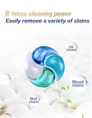4 In 1 Laundry Capsules Washing Pod Liquid Gel Laundry Detergent Pods Fruity Fragrance For Fresh Apparel