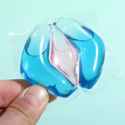 Large 25g Laundry Fragrance Beads Three-Chamber OEM/ODM Detergent Pods For Apparel Gel Shape