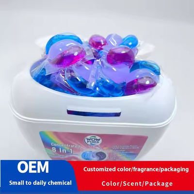 10g 3-In-1 Eco-Friendly Laundry Detergent Pods 3 Chamber Concentrate Detergent Pods