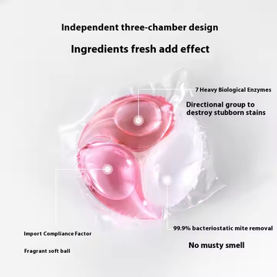 Middle Foam Eco-friendly Washing Machine Capsules Laundry Detergent Pods For Washing Clothing