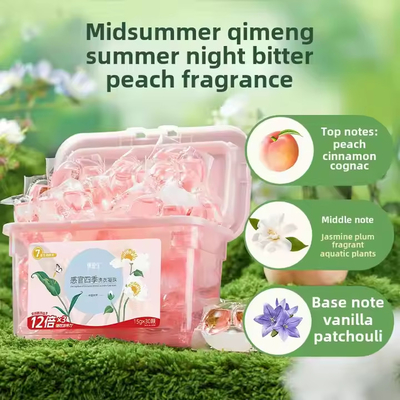 Middle Foam Eco-friendly Washing Machine Capsules Laundry Detergent Pods For Washing Clothing