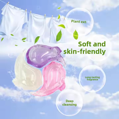 3 Chamber Dolphins Laundry Capsules Concentrate Detergent Pods With Fragrance