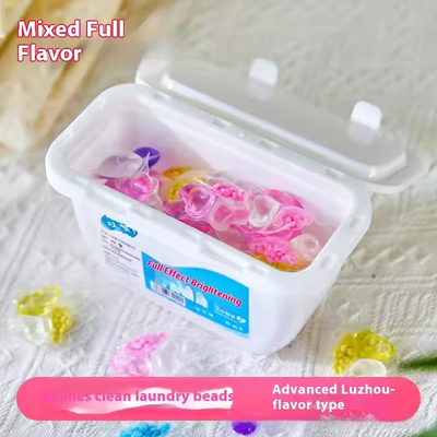 Natural Scent Detergent Capsules Solid Laundry Beads Washing Pods Eco-Friendly Laundry Detergent Pods
