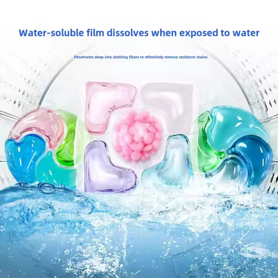 Eco Friendly 4-In-1 Fragrance Pods Long-Lasting Cleaning Washing Capsules For Family