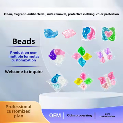 Highly Concentrated 3 In 1 Laundry Detergent Pods Customized Fragrance MSDS Certified