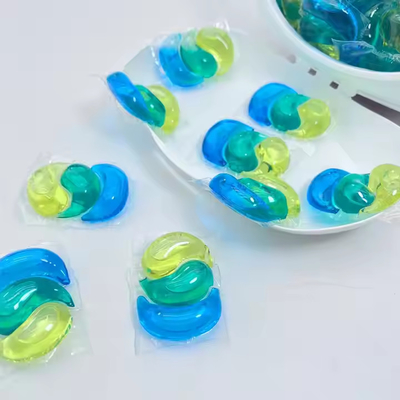 OEM ODM 3-in-1 Liquid  Eco Friendly Laundry Detergent Capsules