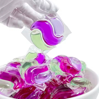 Eco-Friendly Water Soluble Laundry Detergent Pods for Apparel Gel-Shaped Washing Capsules