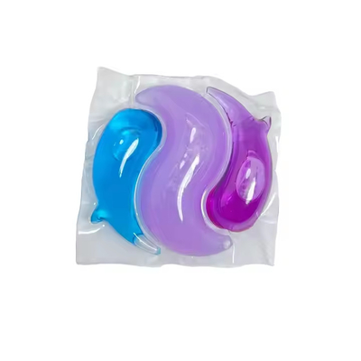 3-in-1 Apparel Laundry Detergent Capsules Liquid 10g/pcs 3 Color Variations For Effective Cleaning
