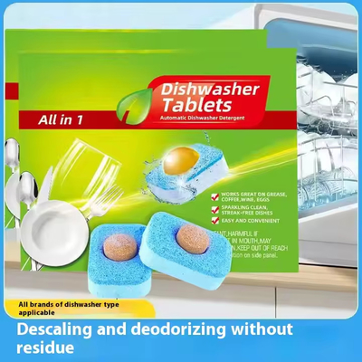 Eco-friendly Solid Shape Dishwashing Tablet Sheet 20g Or Customized Biodegradable Dishwasher Tablet