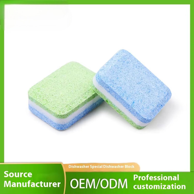 Three-Layer Three-Color Dishwashing Blocks Solid Cleaning Washing Dishwasher Tablets