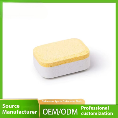 Eco Friendly Disposable 3-in-1 Solid Cleaner For Grease Removal Effervescent Dishwasher Detergent Tablets